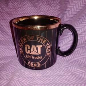 Vintage CAT Caterpillar Lift Trucks Coffee Cup Mug Advertising 1995 TAMS England